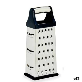 Grater Black Silver Stainless steel ABS TPR 9,5 x 21,5 x 6,7 cm (12 Units) by Kinvara, Spiralizers, Manual Graters & Slicers ...