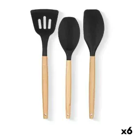 Kitchen Utensils Set Wood Silicone (6 Units) by Kinvara, Spatulas - Ref: S3629763, Price: 32,14 €, Discount: %