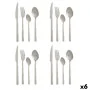 Besteck-Set Mattierend Silberfarben Edelstahl (6 Stück) von Kinvara, Besteck-Sets - Ref: S3629777, Preis: 67,65 €, Rabatt: %