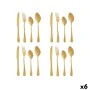 Set de Cubiertos Dorado Acero Inoxidable (6 Unidades) de Kinvara, Juegos de cubertería - Ref: S3629781, Precio: 61,27 €, Desc...