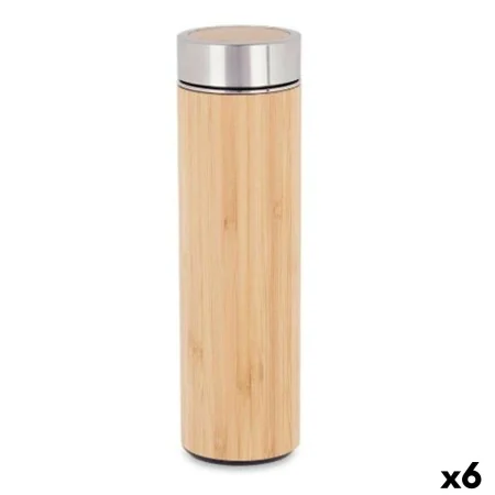 Termo 500 ml Natural Metal Bambu (6 Unidades) de Kinvara, Termos - Ref: S3629785, Preço: 56,94 €, Desconto: %