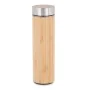 Thermos 500 ml Natural Metal Bamboo (6 Units) by Kinvara, Thermos flasks - Ref: S3629785, Price: 56,94 €, Discount: %