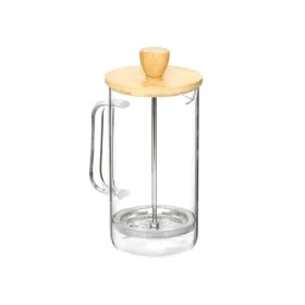 Teapot 600 ml Natural Bamboo Borosilicate Glass by Vivalto, Tea and coffee sets - Ref: S3629787, Price: 6,91 €, Discount: %