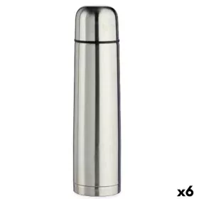 Thermos Argenté 1 L Acier inoxydable (6 Unités) de Kinvara, Thermos - Réf : S3629802, Prix : 46,45 €, Remise : %