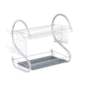 Draining Rack for Kitchen Sink Grey 45,5 x 24,5 x 37,5 cm by Kinvara, Draining Boards - Ref: S3629809, Price: 13,87 €, Discou...