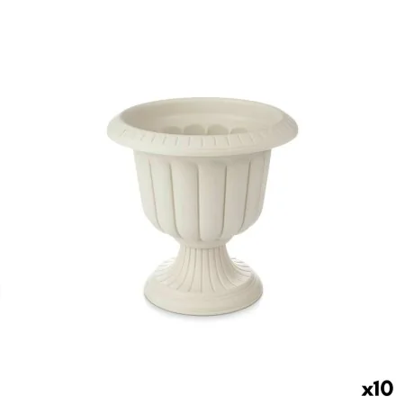 Cache-pot Verre Beige Plastique 35 x 34,7 x 35 cm (10 Unités) de Ibergarden, Cache-pots - Réf : S3629857, Prix : 61,79 €, Rem...