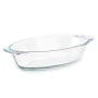 Serving Platter With handles Transparent Borosilicate Glass 700 ml 23,6 x 5,3 x 13 cm (18 Units) by Vivalto, Plates and dishe...