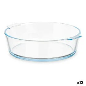 Kochschüssel Mit Griffen Durchsichtig Borosilikatglas 1,6 L 23 x 6 x 20 cm (12 Stück) von Vivalto, Teller und Schüsseln - Ref...