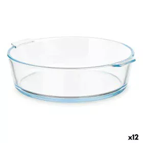 Kochschüssel Mit Griffen Durchsichtig Borosilikatglas 1,6 L 23 x 6 x 20 cm (12 Stück) von Vivalto, Teller und Schüsseln - Ref...