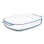 Serving Platter With handles Transparent Borosilicate Glass 2 L 30,2 x 6 x 19,6 cm (12 Units) by Vivalto, Plates and dishes -...