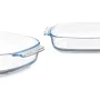 Teglia da Cucina Con manici Trasparente Vetro Borosilicato 3,8 L 38 x 6,5 x 25,4 cm (6 Unità) di Vivalto, Piatti e teglie - R...