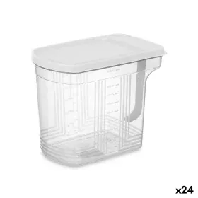 organisateur pour frigo Gris Transparent Plastique 2,5 L 20,5 x 17 x 13 cm (24 Unités) de Kinvara, Stockage des aliments - Ré...