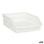 Contenitore per Frigorifero Bianco Plastica 26 x 9,3 x 30,5 cm (24 Unità) di Kinvara, Conservazione di alimenti - Rif: S36298...