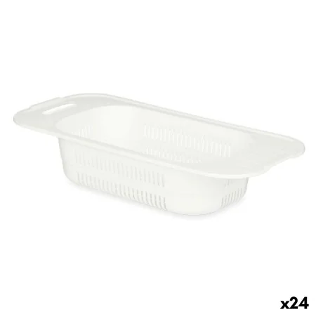 Drainer White Plastic 47 x 9,5 x 22 cm (24 Units) by Kinvara, Colanders & Food Strainers - Ref: S3629896, Price: 43,69 €, Dis...