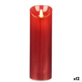 Candela LED Rosso 8 x 8 x 25 cm (12 Unità) di Acorde, Candele a LED - Rif: S3629968, Prezzo: 60,66 €, Sconto: %