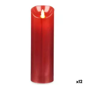 Candela LED Rosso 8 x 8 x 25 cm (12 Unità) di Acorde, Candele a LED - Rif: S3629968, Prezzo: 61,87 €, Sconto: %