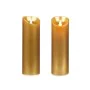 LED Candle Golden 8 x 8 x 25 cm (12 Units) by Acorde, Candle Lights - Ref: S3629970, Price: 61,87 €, Discount: %