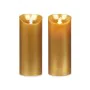 LED Candle Golden 8 x 8 x 20 cm (12 Units) by Acorde, Candle Lights - Ref: S3629974, Price: 56,53 €, Discount: %