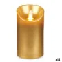 LED Candle Golden 8 x 8 x 15 cm (12 Units) by Acorde, Candle Lights - Ref: S3629978, Price: 47,92 €, Discount: %