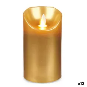 Vela LED Dourado 8 x 8 x 15 cm (12 Unidades) de Acorde, Velas eléctricas e LED - Ref: S3629978, Preço: 47,92 €, Desconto: %