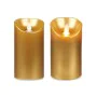 LED Candle Golden 8 x 8 x 15 cm (12 Units) by Acorde, Candle Lights - Ref: S3629978, Price: 47,92 €, Discount: %