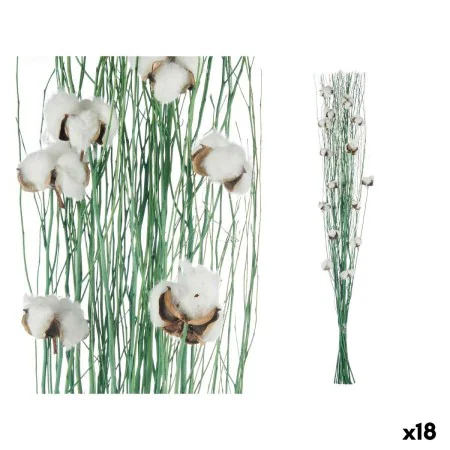 Bouquets Coton Vert 10 x 100 x 18 cm (18 Unités) de Gift Decor, Fleurs artificielles - Réf : S3630031, Prix : 56,10 €, Remise...