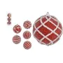 Lot de boules de Noël Blanc Ø 8 cm Rouge PVC (12 Unités) de Krist+, Noël - Réf : S3630075, Prix : 36,75 €, Remise : %