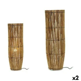 Floor Lamp Natural Bamboo 21,5 x 62 x 21,5 cm (2 Units) by Gift Decor, Floor Lamps & Torchieres - Ref: S3630082, Price: 34,34...