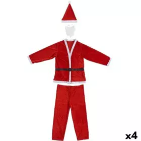 Disfraz para Adultos Papá Noel Talla única Blanco Rojo (4 Unidades) de Krist+, Adultos - Ref: S3630083, Precio: 43,48 €, Desc...