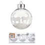 Conjunto de bolas de Natal Ø 8 cm Branco Dourado (24 Unidades) de Krist+, Natal - Ref: S3630085, Preço: 73,65 €, Desconto: %