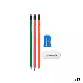 Ensemble de Crayons Taille-crayon Gomme (12 Unités) de Pincello, Matériel de dessin - Réf : S3630111, Prix : 12,10 €, Remise : %