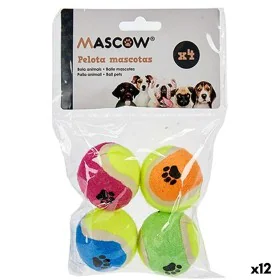 Giocattoli per cani Palla Multicolore Ø 4,5 cm Polietilene polipropilene ABS (12 Unità) di Mascow, Palle - Rif: S3630134, Pre...