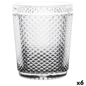 Copo Diamante Transparente Antracite Vidro 300 ml (6 Unidades) de Vivalto, Copos de água e uísque - Ref: S3630140, Preço: 10,...