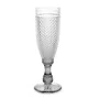 Champagne glass Diamond Transparent Anthracite Glass 185 ml (6 Units) by Vivalto, Champagne flute - Ref: S3630149, Price: 14,...