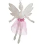 Christmas bauble Fairy White Plastic Glitter 8 x 12 x 5 cm (24 Units) by Krist+, Christmas - Ref: S3630173, Price: 38,72 €, D...