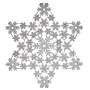 Christmas bauble Star Silver 31,5 x 32 x 0,1 cm (24 Units) by Krist+, Christmas - Ref: S3630197, Price: 37,49 €, Discount: %