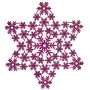 Christmas bauble Star Fuchsia 29 x 0,1 x 32 cm (24 Units) by Krist+, Christmas - Ref: S3630198, Price: 37,49 €, Discount: %