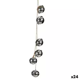 Christmas bauble Rattle Silver 5 x 2,5 x 41 cm (24 Units) by Krist+, Christmas - Ref: S3630204, Price: 38,72 €, Discount: %