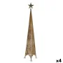 Sapin de Noël Tour Étoile Doré Métal Plastique 39 x 186 x 39 cm (4 Unités) de Krist+, Noël - Réf : S3630211, Prix : 65,06 €, ...