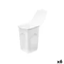 Cesto de Roupa Suja Stefanplast Branco Plástico 50 L 37 x 56 x 39 cm (6 Unidades) de Stefanplast, Cestos para fornos rebatíve...