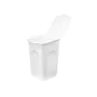 Cesto de Roupa Suja Stefanplast Branco Plástico 50 L 37 x 56 x 39 cm (6 Unidades) de Stefanplast, Cestos para fornos rebatíve...