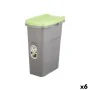 Papeleira Stefanplast Verde Cinzento Plástico 25 L (6 Unidades) de Stefanplast, Papeleiras - Ref: S3630220, Preço: 59,11 €, D...