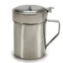 Oil pot for Meat or Fish Silver Stainless steel 500 ml (24 Units) by Kinvara, Dispensers for dressings and spices - Ref: S363...