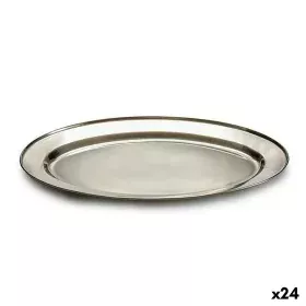 Plateau Argenté Acier inoxydable 30 x 2 x 20 cm (24 Unités) de Kinvara, Plats et plateaux - Réf : S3630228, Prix : 39,34 €, R...