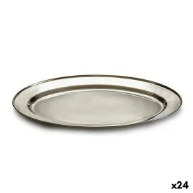 Plateau Argenté Acier inoxydable 40 x 2,5 x 26,5 cm (24 Unités) de Kinvara, Plats et plateaux - Réf : S3630229, Prix : 60,96 ...