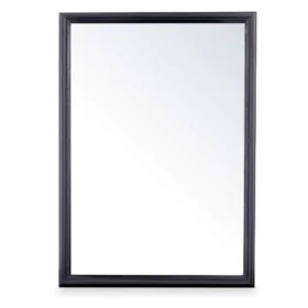 Wall mirror Wood Black 50 x 70 x 50 cm by Gift Decor, Wall-Mounted Mirrors - Ref: S3630256, Price: 27,15 €, Discount: %