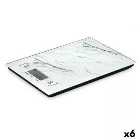 kitchen scale 5 kg Marble White 14 x 2 x 20 cm (6 Units) by Kinvara, Kitchen Scales - Ref: S3630273, Price: 40,93 €, Discount: %