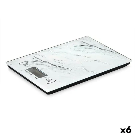 kitchen scale 5 kg Marble White 14 x 2 x 20 cm (6 Units) by Kinvara, Kitchen Scales - Ref: S3630273, Price: 40,28 €, Discount: %