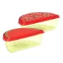 Fiambrera Fruta Fresa Sandía Plástico 23 x 8 x 13 cm (24 Unidades) de Leknes, Almacenamiento de alimentos - Ref: S3630291, Pr...