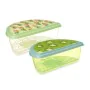 Lunch box Fruit Pineapple Kiwi Plastic 23 x 8 x 13 cm (24 Units) by Leknes, Food storage - Ref: S3630293, Price: 52,61 €, Dis...